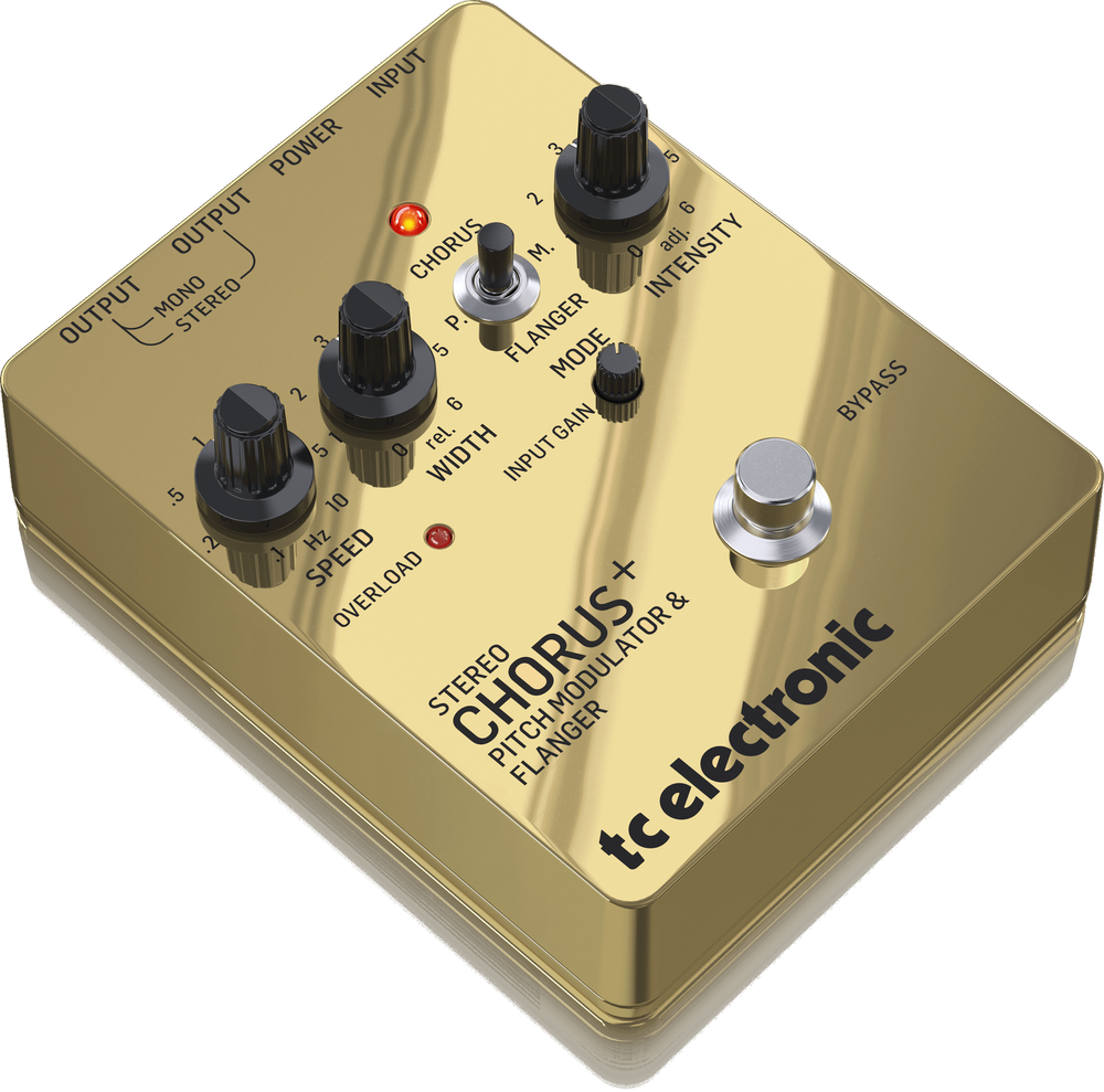 TC Electronic SCF Gold Special Edition Chorus + Flanger Pedal