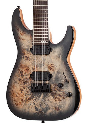 Schecter C-7 Pro 7-String - Charcoal Burst