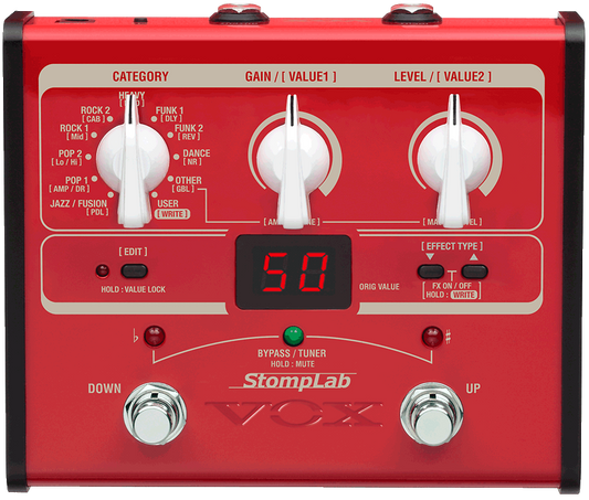 Vox Stomplab 1B - Modelling Effects Pedal for Bass