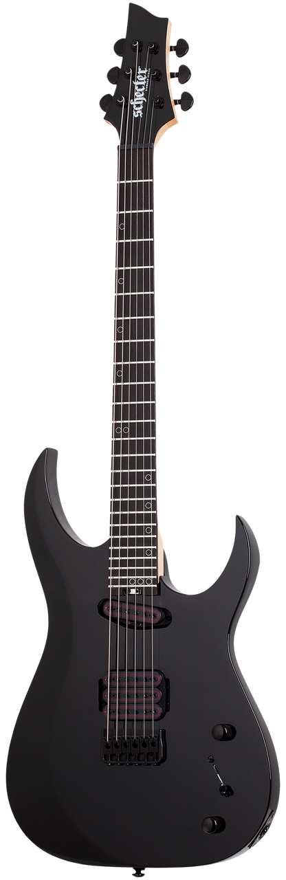 Schecter Sunset-6 Triad Electric Guitar - Gloss Black