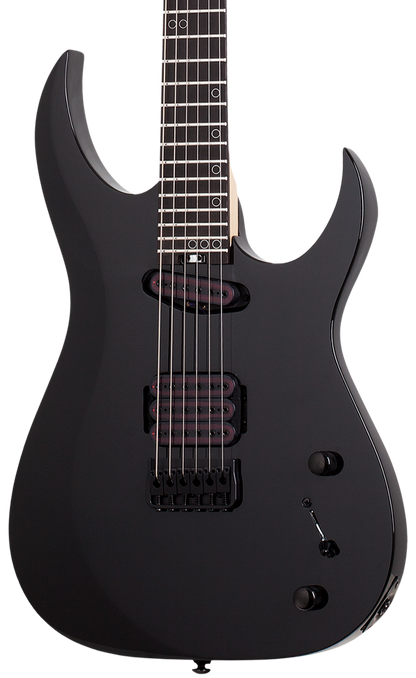 Schecter Sunset-6 Triad Electric Guitar - Gloss Black