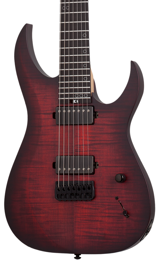 Schecter Sunset-7 Extreme - 7-String Electric Guitar Scarlet Burst + PROMO!