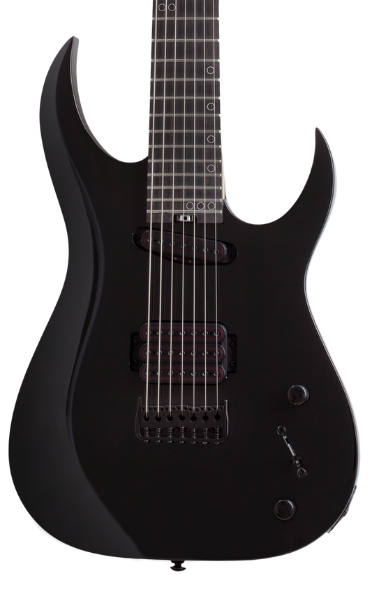 Schecter Sunset-7 Triad 7-String Electric Guitar Gloss Black + PROMO!