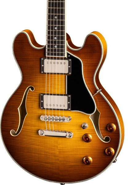 Eastman T484 Semi-Hollow Electric Guitar - Gold Burst