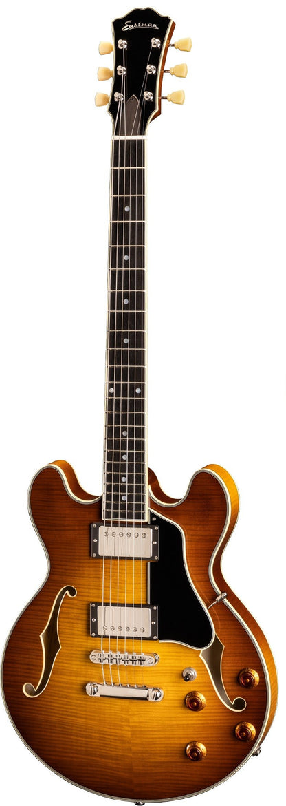 Eastman T484 Semi-Hollow Electric Guitar - Gold Burst