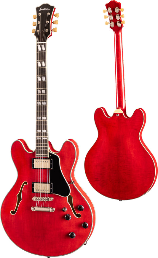 Eastman T59/TV Hollowbody Electric - Vintage Red Finish