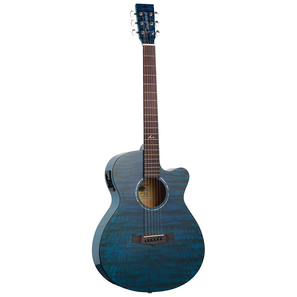 Tanglewood TA4-CEBL Azure SuperFolk - Serenity Blue