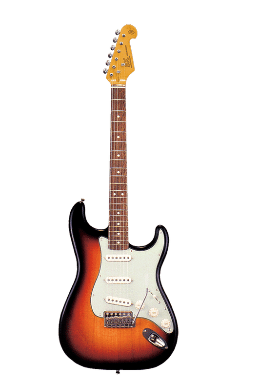 SX Vintage Series S-Style w/ Bag - 3-Tone Sunburst