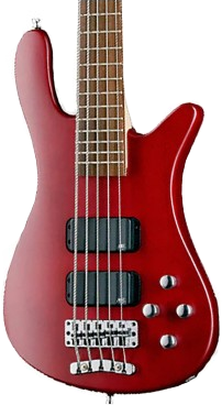 Warwick Rockbass Streamer Standard 5-String Burgundy Red