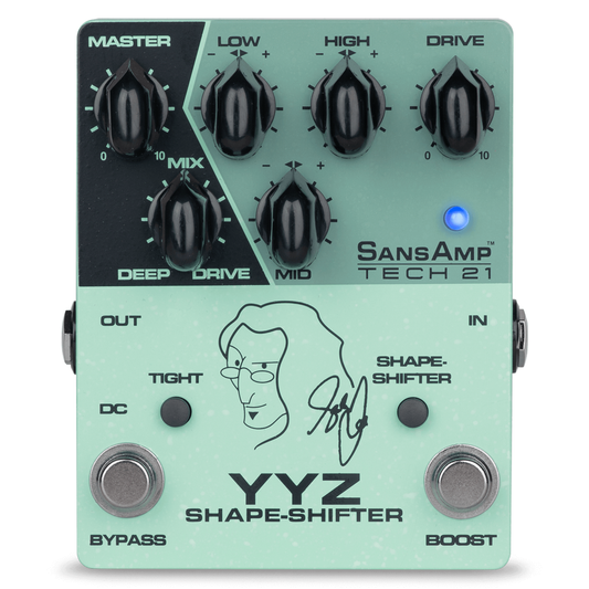 Tech 21 Sansamp Geddy Lee YYZ Shape Shifter Signature Pedal