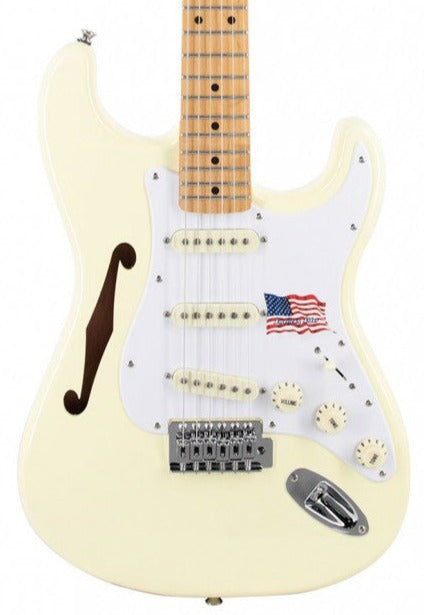 SX Semi-Hollow American Alder Body Electric Guitar - Vintage White