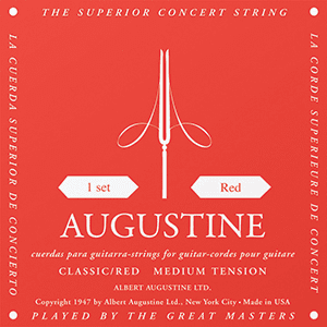 Augustine Red Classical Strings - Medium Tension