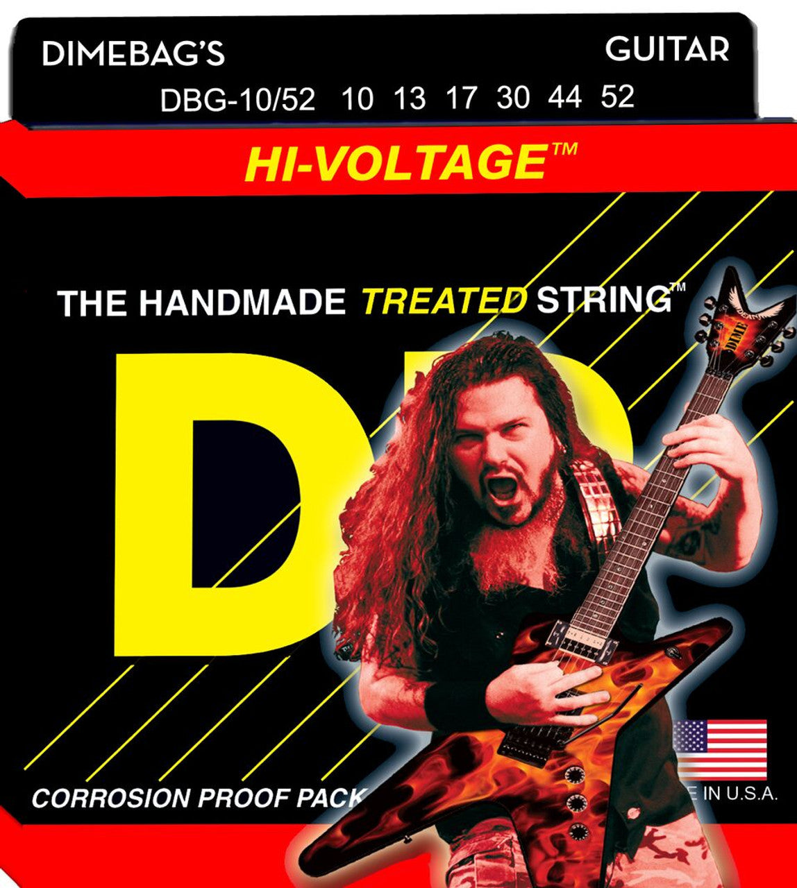 Dr DBG-10/52 High-Voltage Dimebag 10-52 Treated Electric Strings