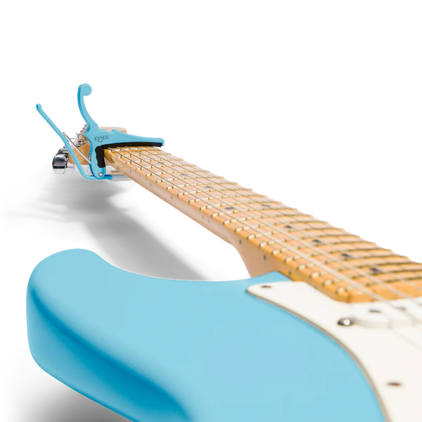 Kyser x Fender Quick-Change Electric Guitar Capo - Daphne Blue