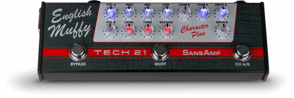 Tech 21 Sansamp Character Plus English Muffy Overdrive Pedal