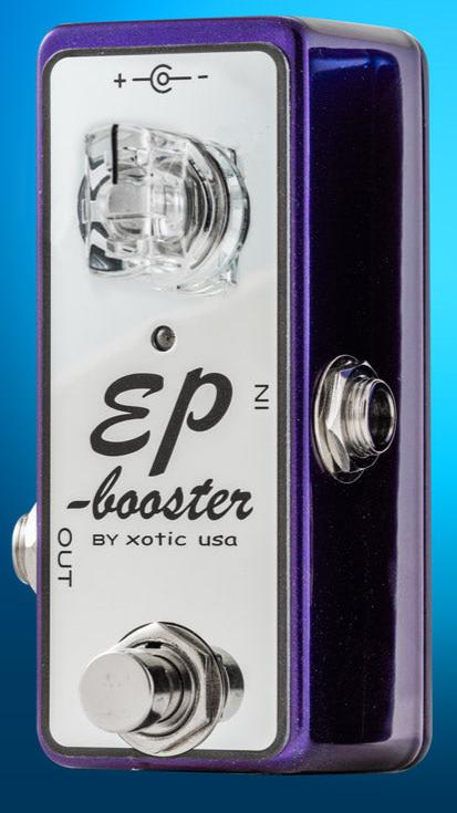 Xotic EP Booster - Compact Boost Pedal - Ltd Anniversary Ed. - Metallic Purple