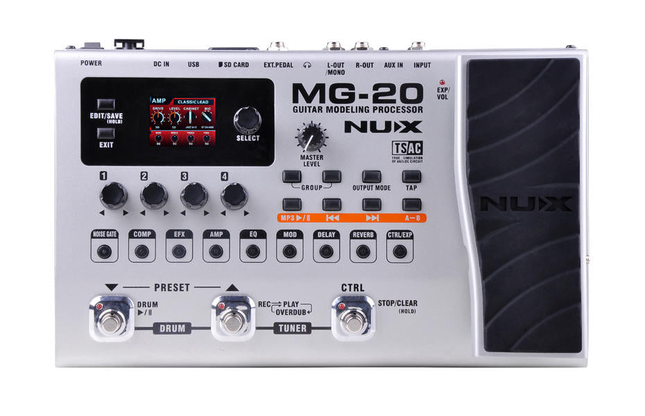 NU-X MG20 Guitar Modelling Processor  Pedal