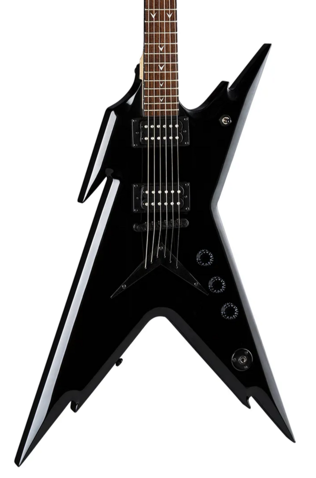 Dean Razorback Classic Electric Guitar - Black