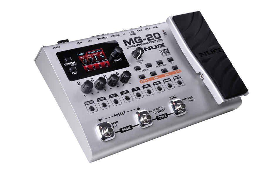 NU-X MG20 Guitar Modelling Processor  Pedal