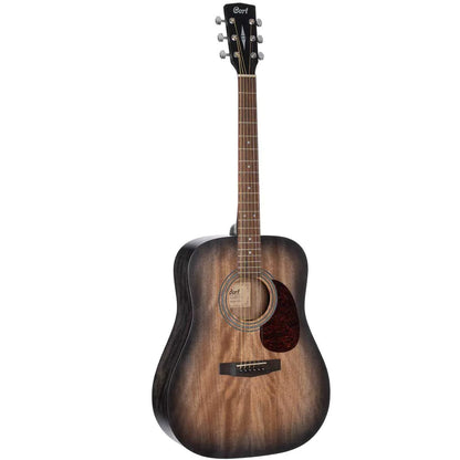 Cort Earth 60M All-Mahogany Acoustic Guitar - Black Burst