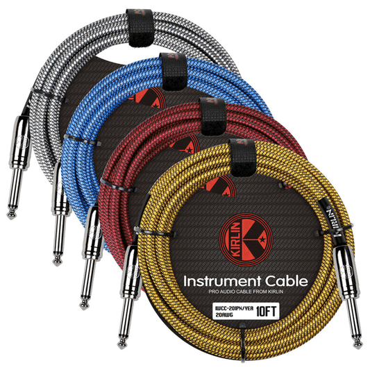 Kirlin 10ft Woven Instrument Cable