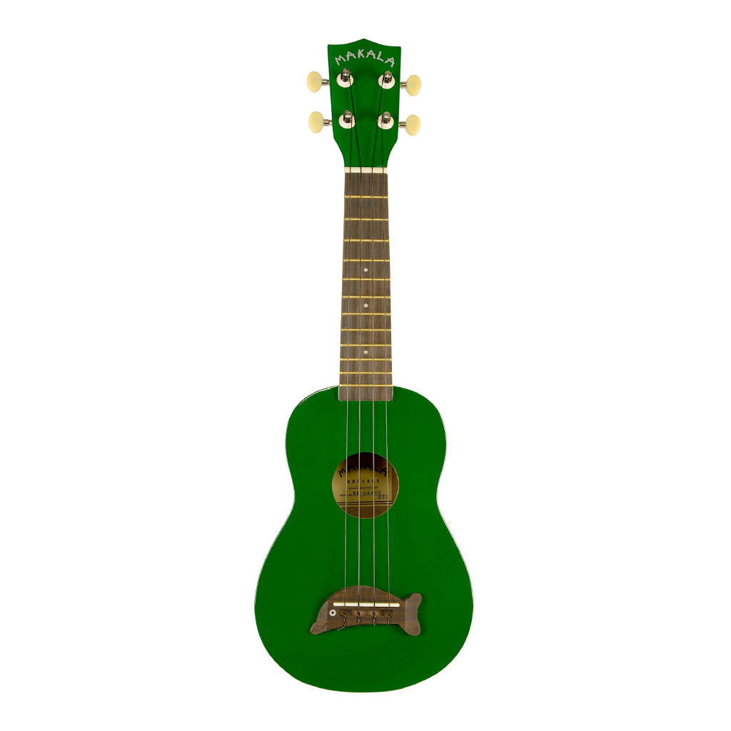 Makala Dolphin Soprano Ukulele - Green