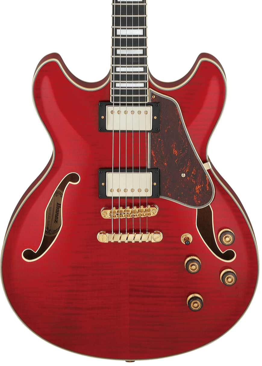 Ibanez AS93FM Electric Hollowbody - Transparent Cherry Red