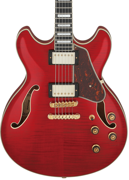 Ibanez AS93FM Electric Hollowbody - Transparent Cherry Red