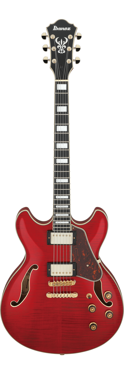 Ibanez AS93FM Electric Hollowbody - Transparent Cherry Red