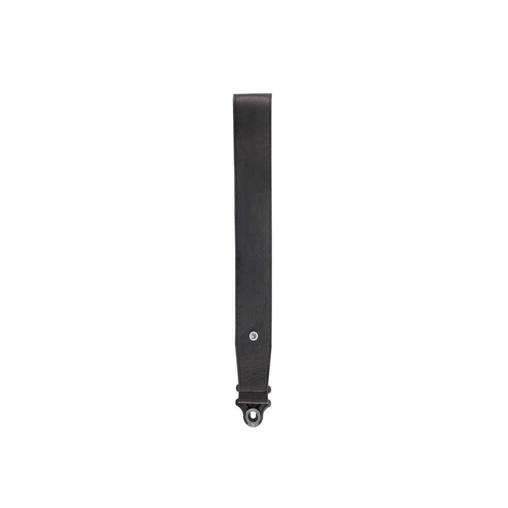 D'Addario Auto Lock Comfort Leather Strap - Black