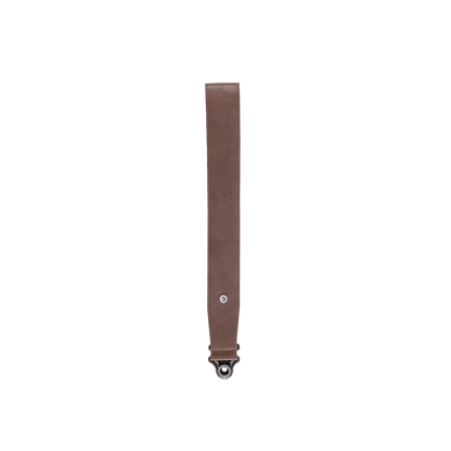 D'Addario Auto Lock Comfort Leather Strap - Brown