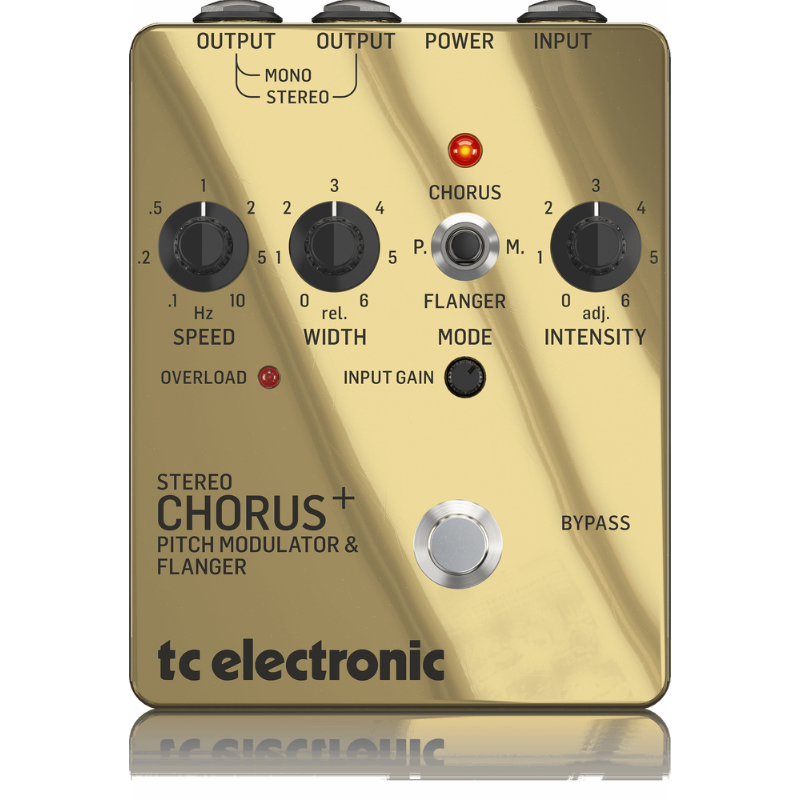 TC Electronic SCF Gold Special Edition Chorus + Flanger Pedal