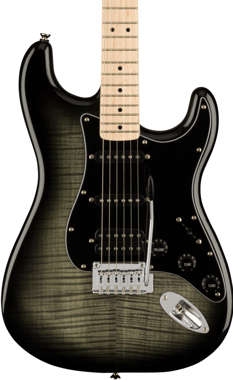 Squier Affinity Series Stratocaster FMT HSS - Black Burst