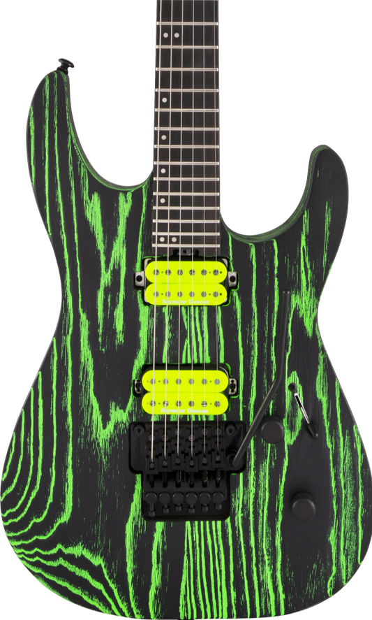 JACKSON PRO SERIES DINKY DK2 ASH - GREEN GLOW