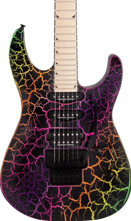 JACKSON PRO SERIES SOLOIST - SL3M RAINBOW CRACKLE