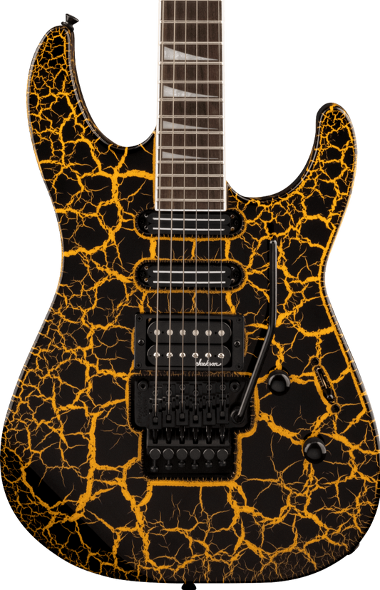 Jackson X Series Soloist - SL3X DX - Yellow Crackle