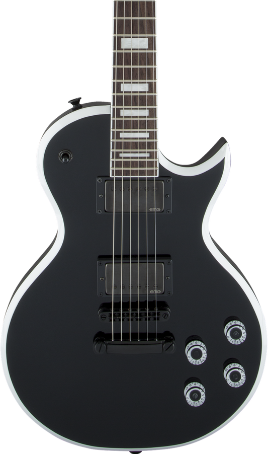 JACKSON X SERIES MARTY FRIEDMAN MF-1 - BLACK WITH WHITE BEVELS