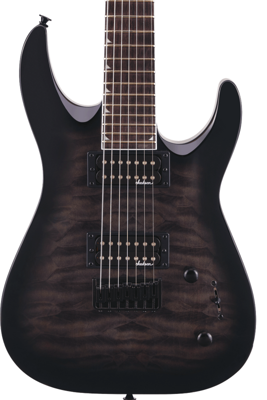 JACKSON Dinky Arch Top JS22Q-7 Dka HT - Transparent Black Burst