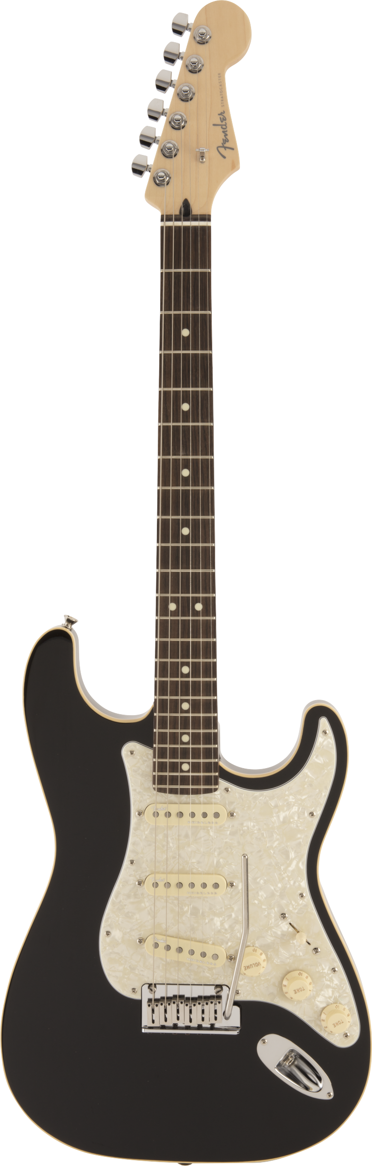 国産●Fender Stratocaster Made in JAPAN フェンダーストラトキャスター エレキギター ブラックUシリアル● フェンダー