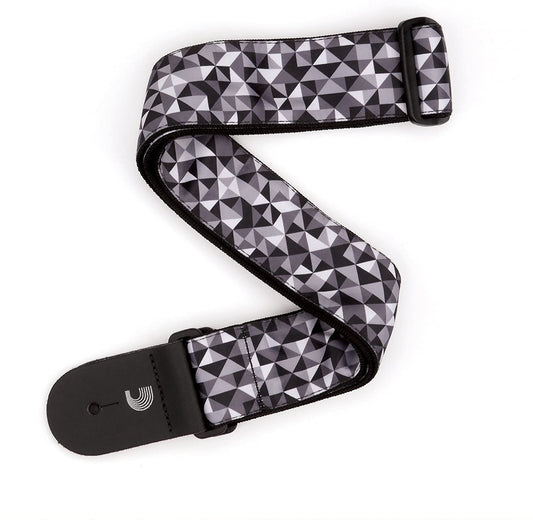 D'ADDARIO WOVEN STRAP AFRICAN GEOMETRIC