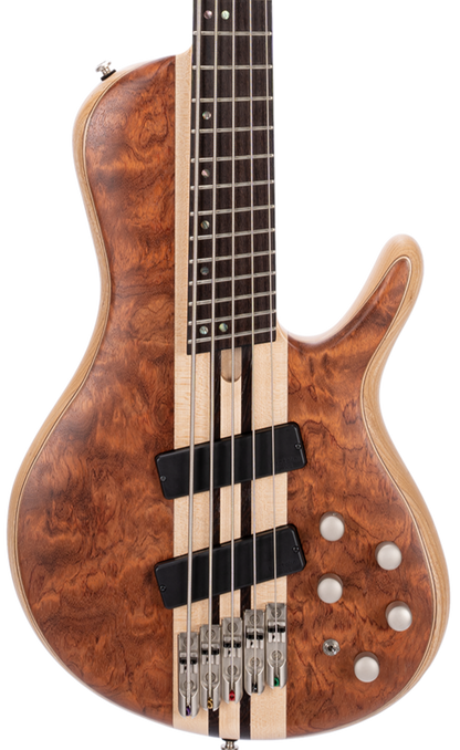 Cort A5 Beyond 5-String Bass w/ Gig Bag - Bubinga Natural