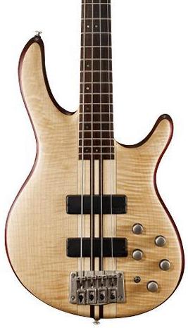 Cort A4 Plus Bass - Figure Maple Top Mahogany Open Pore