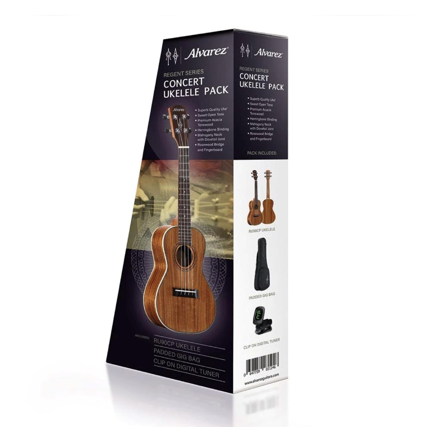 Alvarez RU90C Concert Ukulele Pack