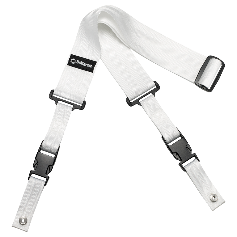 DiMarzio Cliplock Strap - White