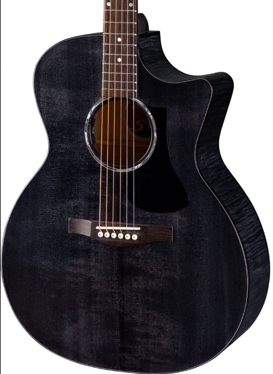 Eastman PCH3-GACE Grand Auditorium Acoustic - Trans Black