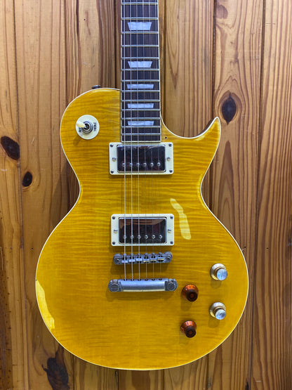 Vintage V100 Icon LP-Style - Distressed Lemon Drop