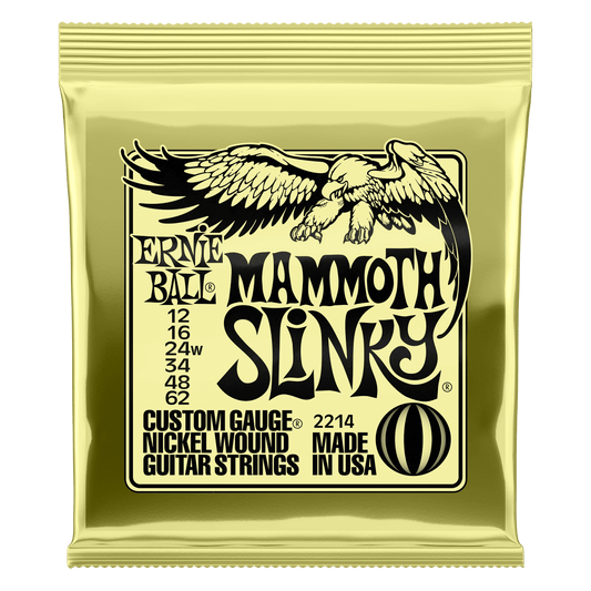 Ernie Ball Electric Mammoth Slinky 12-62 Nickel Wound Strings