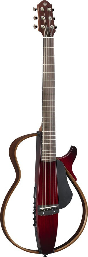 Yamaha SLG200S - Silent Guitar - Steel String - Crimson Red Burst