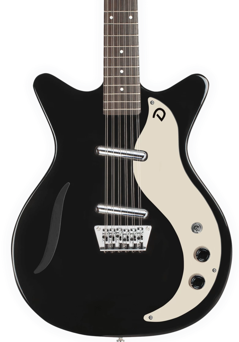 Danelectro Vintage 12-String - Black - Electric | Guitar Bros