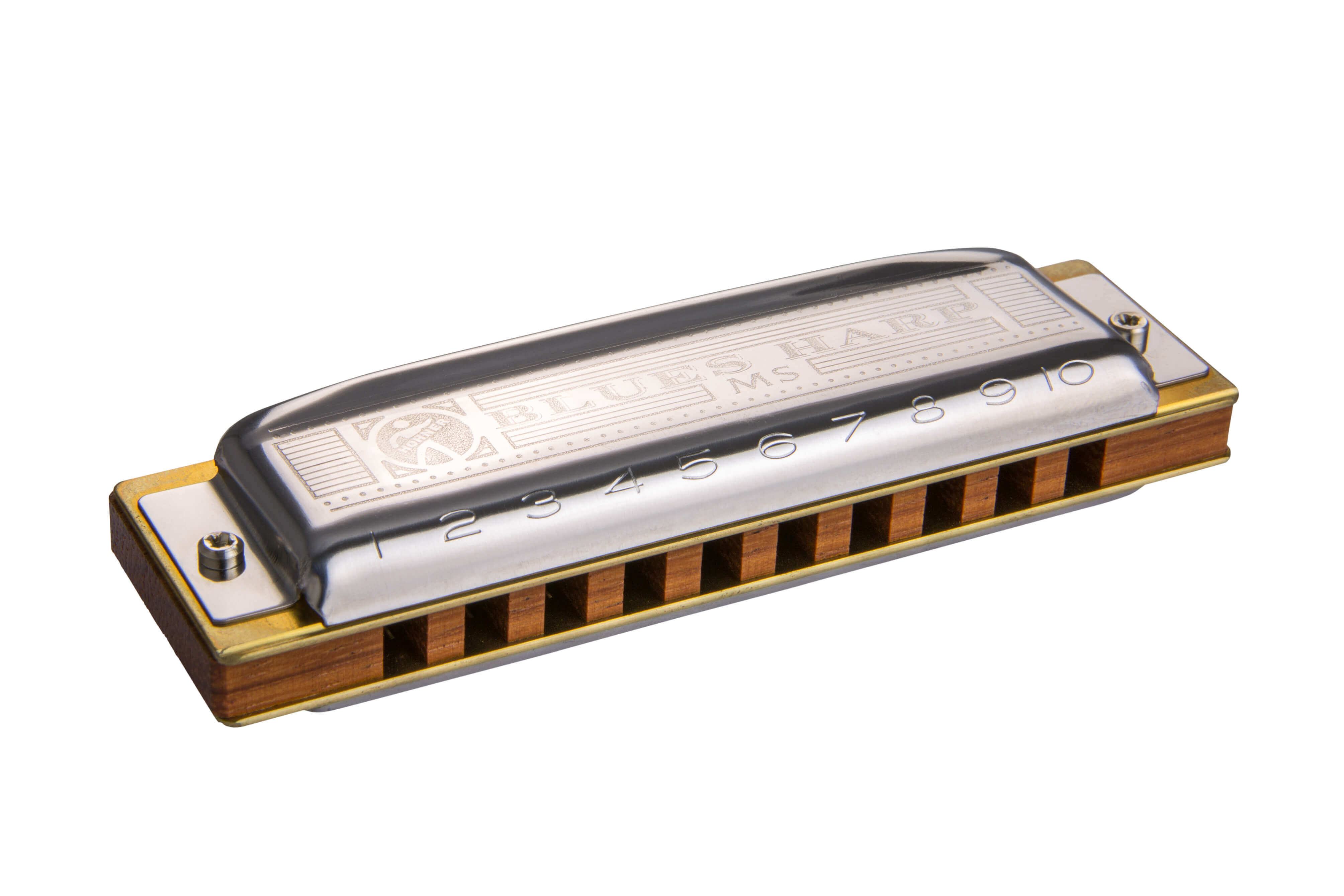 Harmonica key store of a